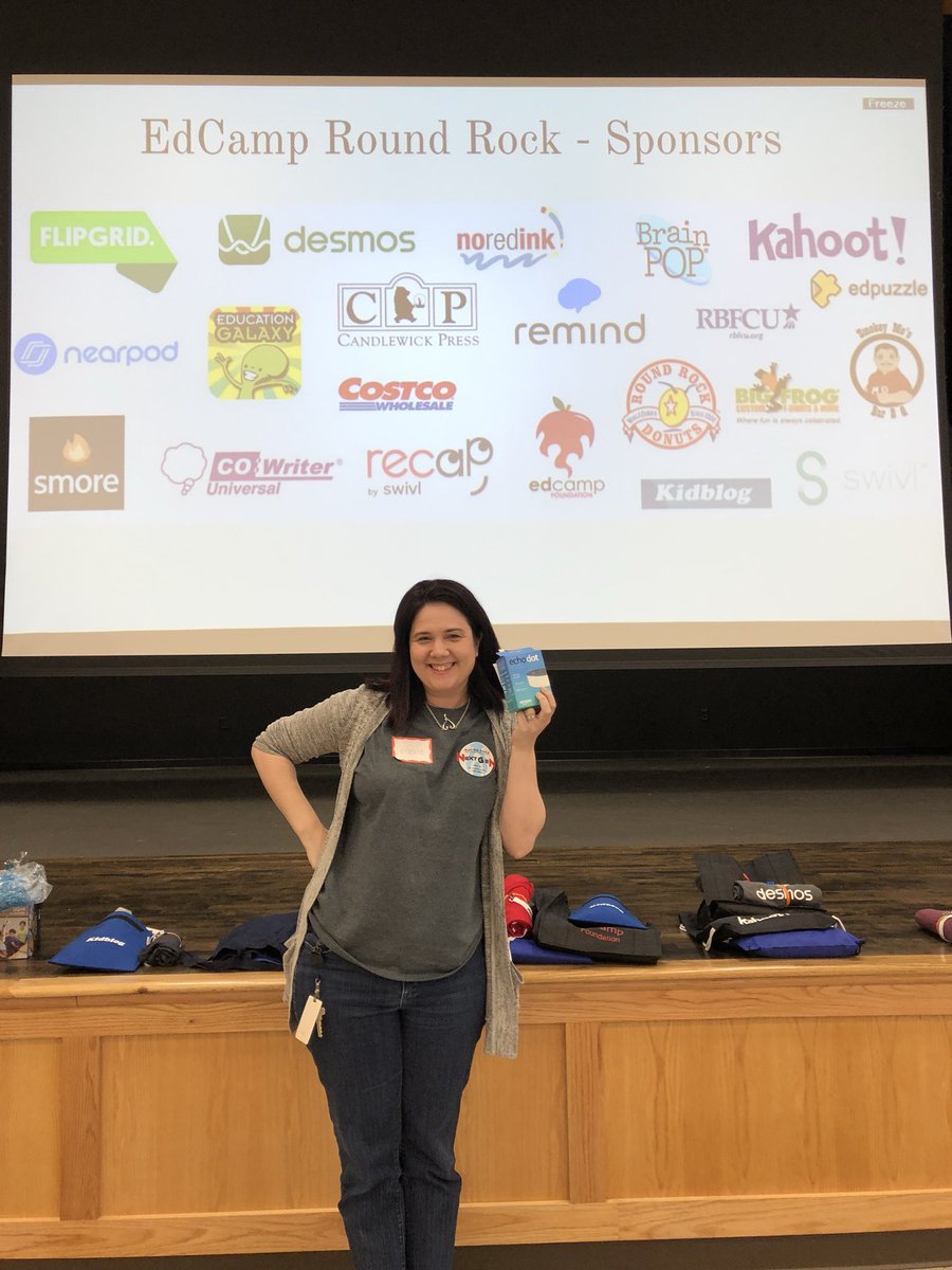 EdCampRRock's tweet photo. #EdCampRRock is giving away AWESOME door prizes!!! Two Google Home Minis and two Amazon Echo Dots were just given away! Stay tuned for the rest! @rrisdpd @LibrariesRRock #LibrariesRRock #rrisdtech https://t.co/lxGr4mTSQ0