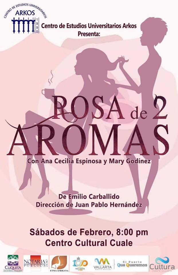 MarejadaMx's tweet photo. Hoy se estrena la comedia "Rosa de dos aromas en el Centro Cultural Cuale. ¡No se la pierdan! #Teatro #PuertoVallarta | #CulturaParaNavegar 🌊 https://t.co/sTjgGRmAur