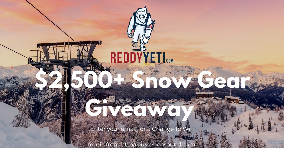 dcurveusa's tweet photo. You can still enter to win the #reddyyeti $2500 + Snow Gear Giveaway! Head to the link below for more details! 
https://t.co/Wb0ONj75yC
#seemoredomore #dcurve #dcurver #reddyyeti #giveway #ski #snowboard #gear https://t.co/CtGytuJtf7