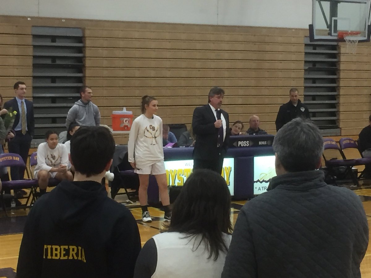 KTrentowski's tweet photo. More seniors being recognized by teammates.  Thank you CP Frogs for your patience as we went through all 6!  @obphyed @MrElsesser @Trexben @SharonLasherOB @OBENSchools @NYSPHSAA @LauraSSeinfeld https://t.co/pAzkb2oMfH