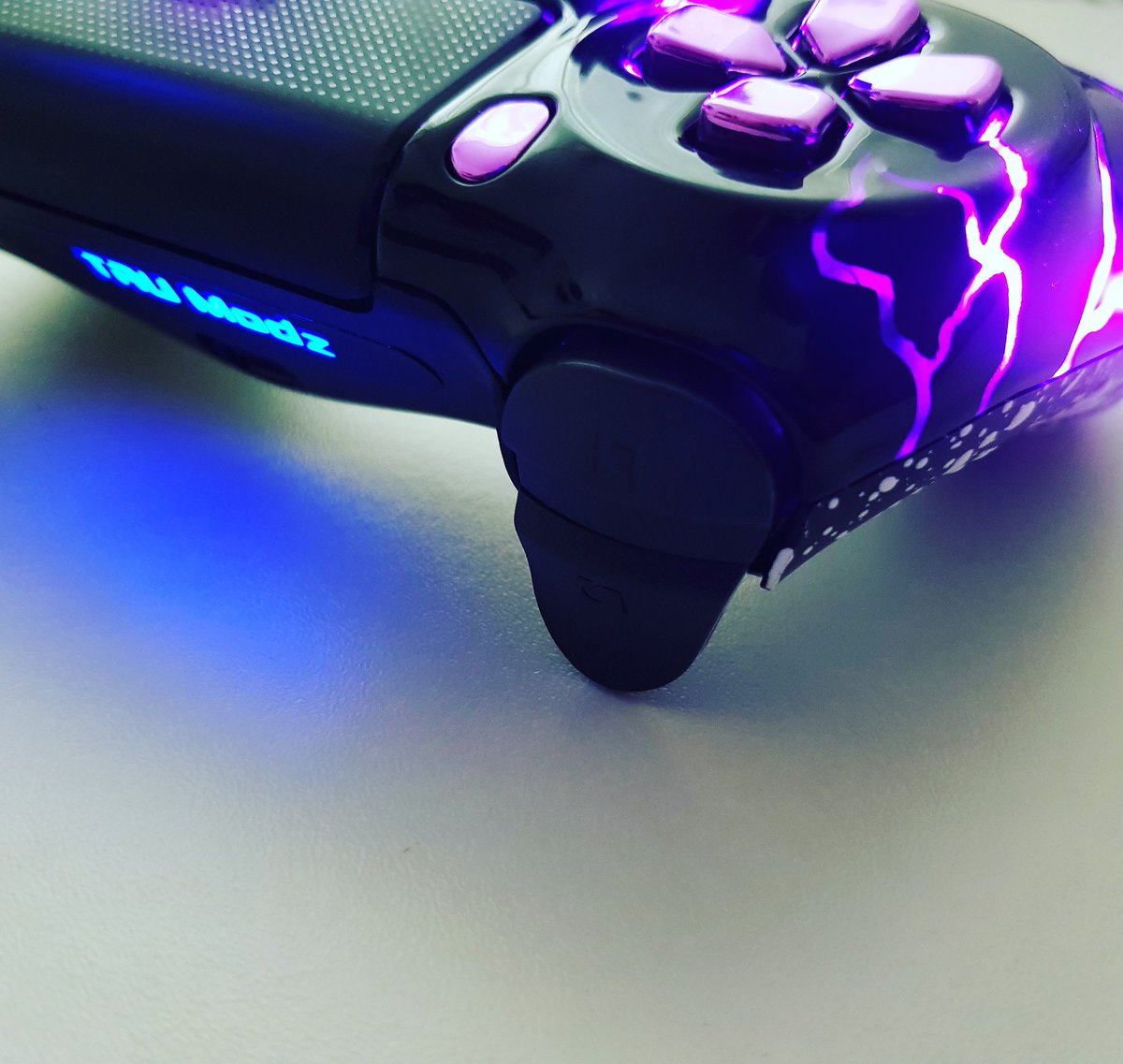 lightning purple ps4 controller