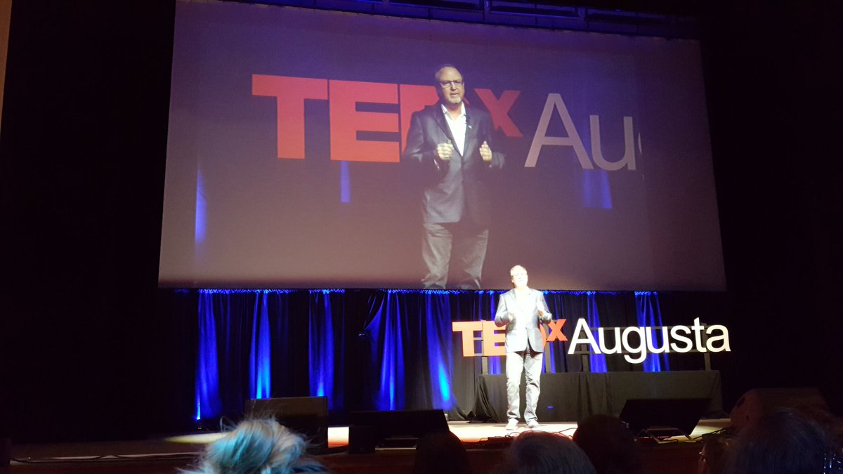 CyberDistrictFG's tweet photo. Loved watching our very own Tom Patterson from Unisys present today at TEDx Augusta. Feeling inspired!!! https://t.co/L4FSuTjkNT