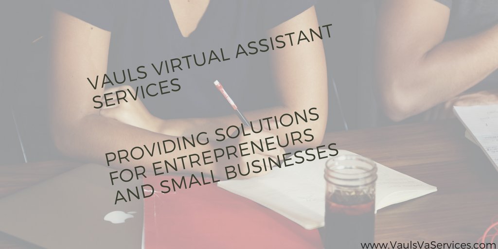 VaulsVirtual's tweet photo. Hire a Virtual Assistant and save time today!
#virtualassistant #Entrepreneur #SmallBusinessSaturday https://t.co/5zI9DSokcT
