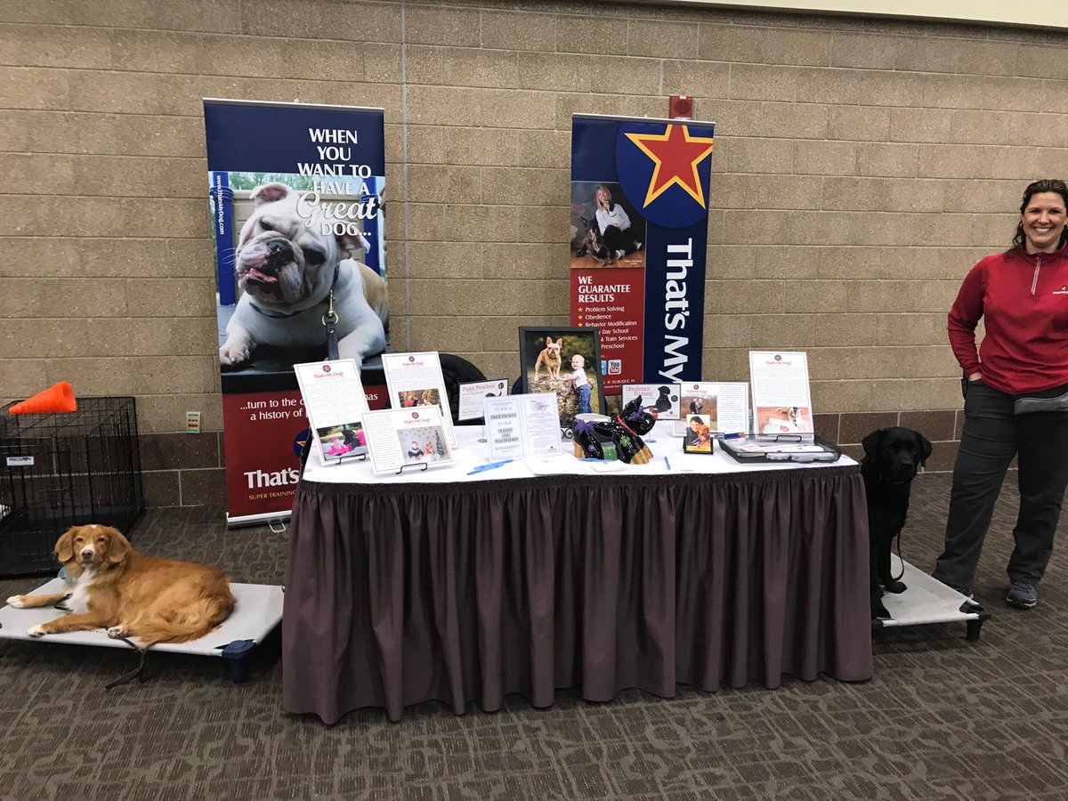 YourDogsHero's tweet photo. Ready to meet and great at the Stork event today! https://t.co/lyTtbMIT42