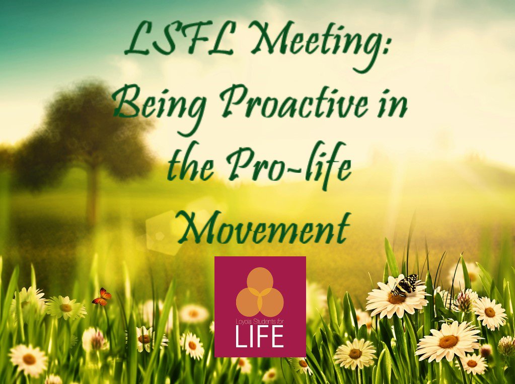 LSFLChicago's tweet photo. In our second meeting of the semester, we will be talking about what you can do to get involved in the pro-life movement. Two LSFL speakers will be sharing information and opportunities! We will be meeting tomorrow at 6:30pm in Cuneo 311. Don't miss it! https://t.co/dTiGuAaAZS