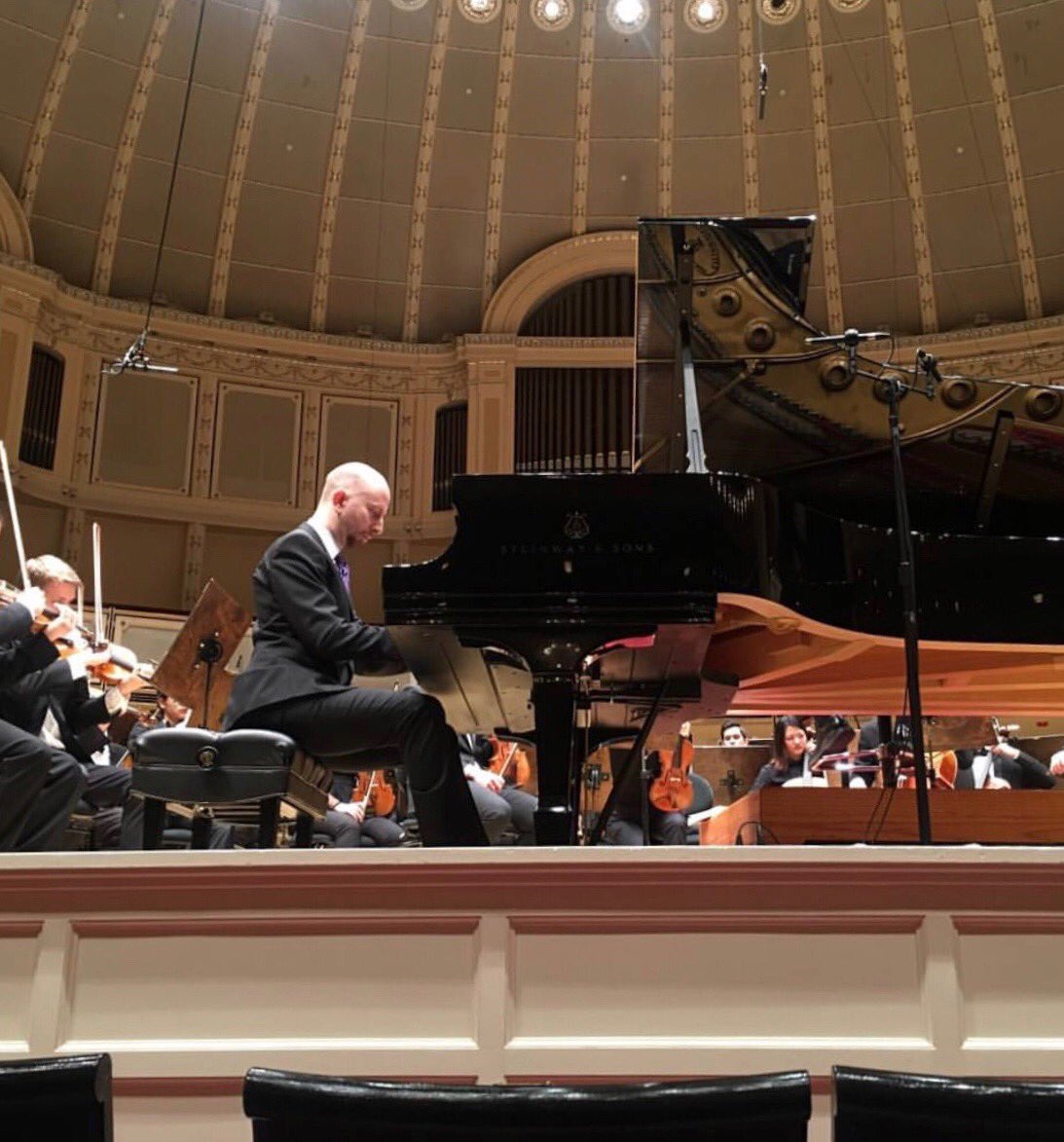 NeimanPianist's tweet photo. Last night’s performance with the @ccpa Symphony Orchestra at Orchestra Hall, Chicago! https://t.co/Kj2JDmiMY6
