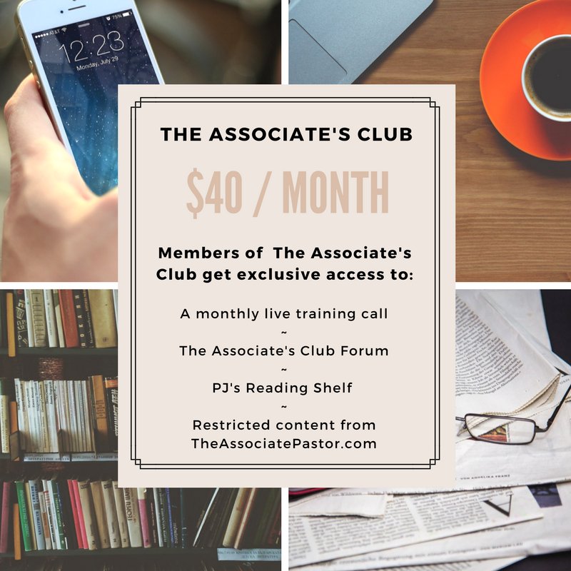 Kansiewicz's tweet image. Finally, an affordable coaching call specifically designed for Associate Pastors! More information here: goo.gl/v68HTw