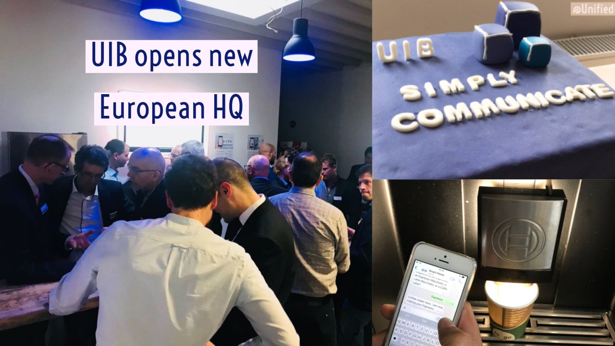 tobyruckert's tweet photo. A very warm #thankyou to all of our customers &amp; partners and congratulations to @unifiedinbox team members who helped make the opening of UIB's new HQ for #Europe in #Winterbach, #Germany a success yesterday! 🇩🇪 🇪🇺 #IoT #AI #smarthome #smartcity #UIBGermany! https://t.co/rnRwDuhoSE