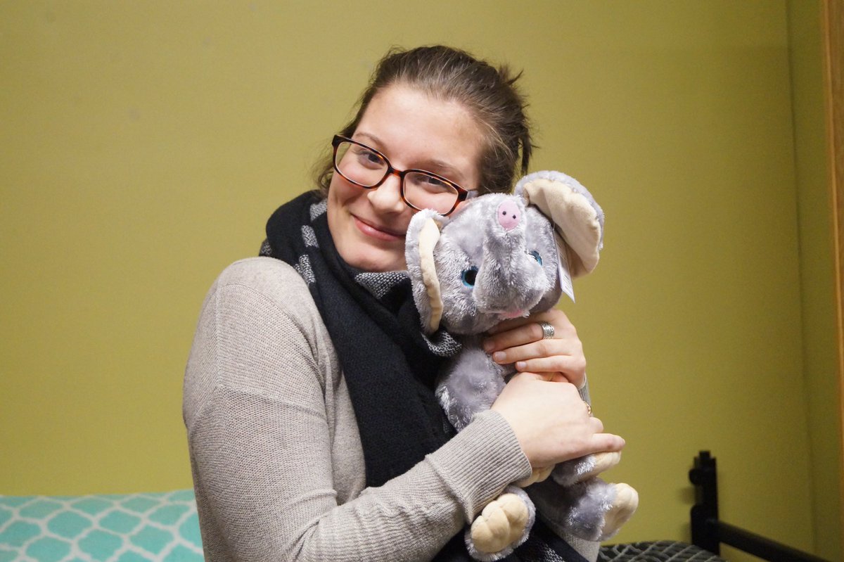 SetonHill_PB's tweet photo. Sophomore, Sara Como, is counting down the days until take-a-bear, send-a-bear! Reserve your bear while you can on OrgSync! https://t.co/b2wQFH5r0b