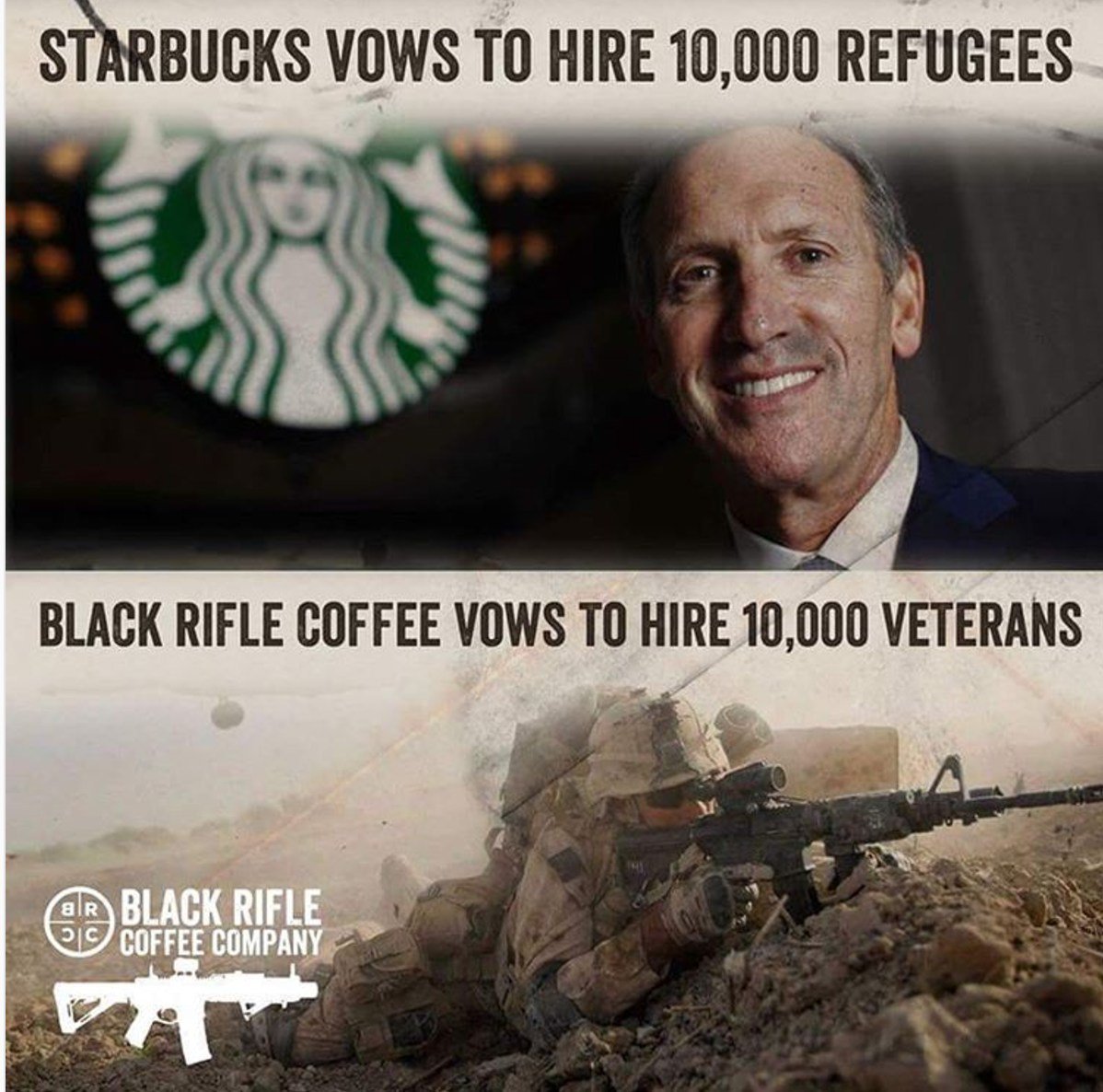 DarleneHBrook's tweet image. “A veteran owned and operated coffee company @blckriflecoffee is calling itself the premier brand for #conservative coffee drinkers.” 

Check out 'Behind the controversial, #AmericaFirst company waging war on coffee culture... cbsnews.com/video/behind-t… #Patriots #PatriotsUnited
