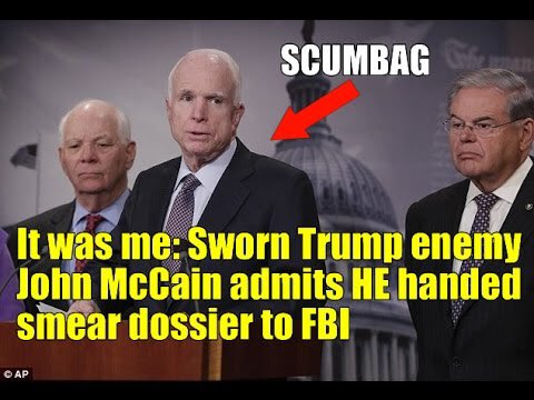 pmon50's tweet photo. @SenJohnMcCain Mccain is a shame #McCainStained #ObamaGate #ComeyForPrison https://t.co/4MhZi176Qt