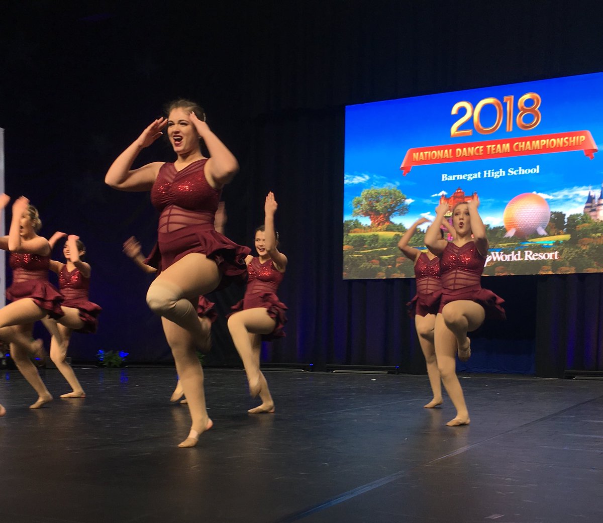 UDAnews's tweet photo. And just like that, Junior Varsity Jazz semi-finals are over! All of the routines were breathtaking! #UDAnationals https://t.co/OBXoBDmPbV