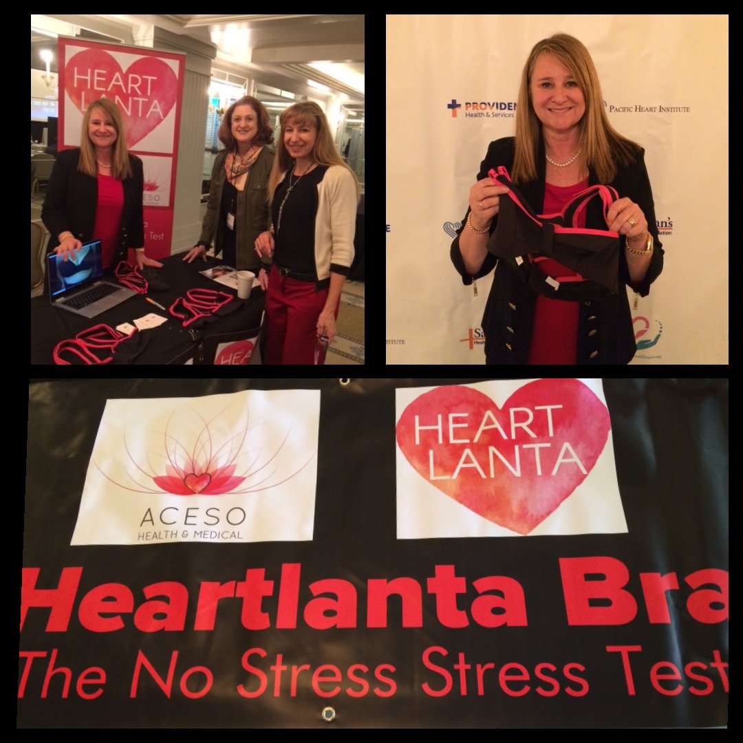 Our Heartlanta Bra makes getting a stress echocardiogram comfortable and 'stress-free' with more accurate results! #HeartlantaBra @hahsahinsta @thejenniferbeals