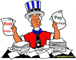 #Wyldeverse
Robbing Peter to pay Paul
All by the light of the Super Blue Red Moon 
Shysters the all of them 
Your crumbs will dry up  
While they drown in the bounty 
I feel a building  typhoon