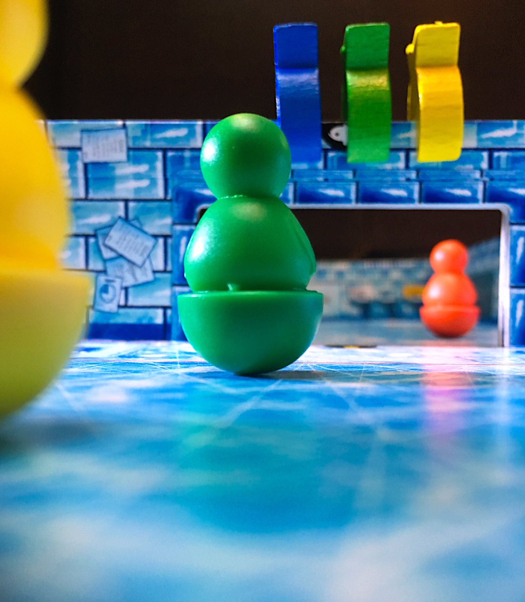 JoostDantuma's tweet photo. It's him! Just in the other room! The #PENGUINATOR!!!
.
#Icecool by #BrianGomez (@BrainGames_int). Flick your #penguins to collect fish tokens around a #school before #schoolmonitor #player can bump into you.
We call them the #Penguinator!
.
#boardgames #dexterity #games #family https://t.co/W3fOEFES9W