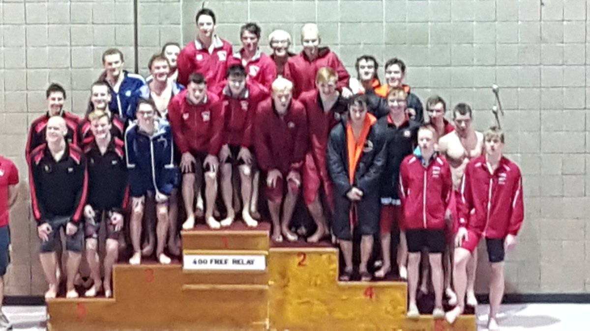 MicheleHanner's tweet photo. Matt Hanner swims PR in 100 fly 5th at Ft. Dodge dust. 400 free relay CHS PR 4th at districts. #iahssa https://t.co/iqTMVOsFQB