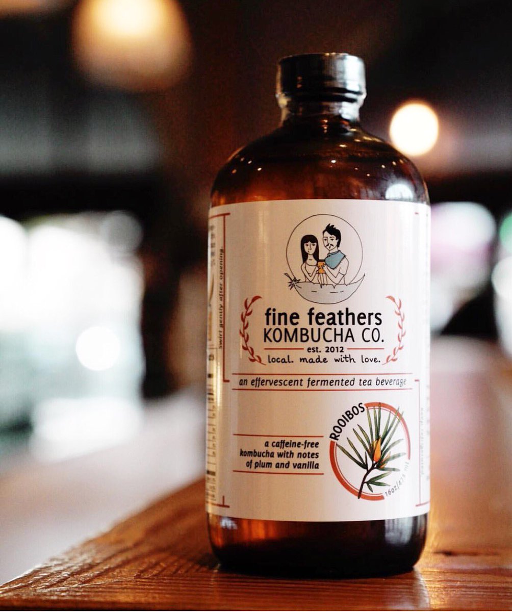FFKombucha's tweet photo. ROOIBOS 🍂 South African red bush infused with Palo Santo + Honeybush for notes of vanilla, oak, and caramel 🙌 #finefeatherskombucha #kombucha #rooibos #portfoliocoffeehouse 📸: @portfoliocoffeehouse https://t.co/4lfFwU7xpr