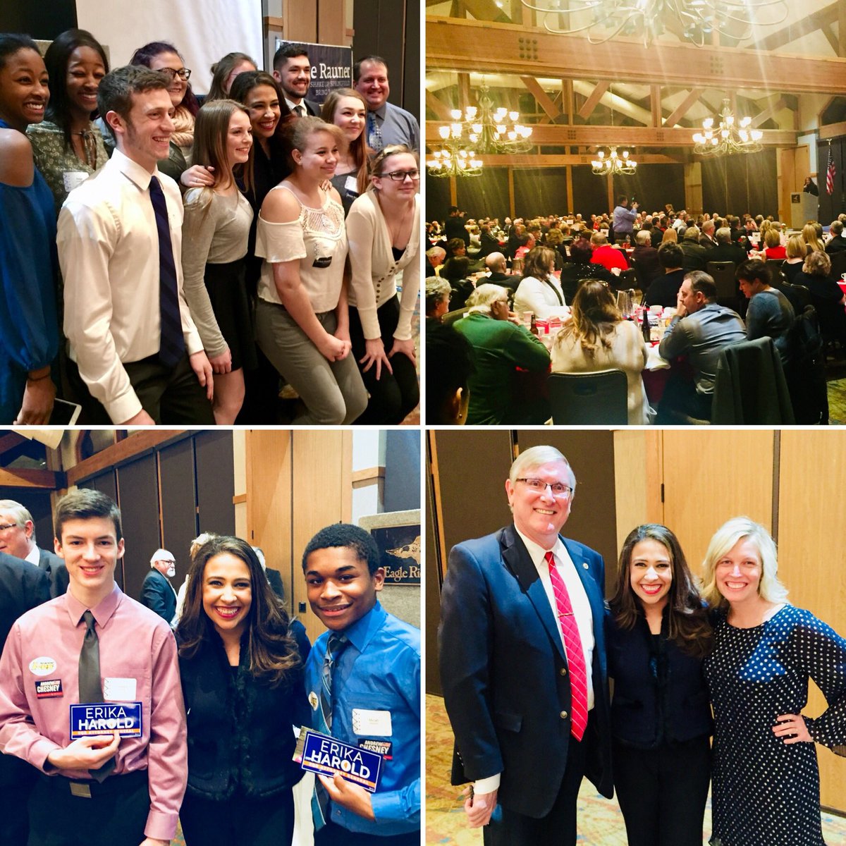 Caught up with Jo Daviess County Republicans at their Lincoln Day Dinner last night too! I'm proud to have you all on #TeamHarold this year and really enjoyed sharing my vision for Illinois with you. #twill #ILAG
