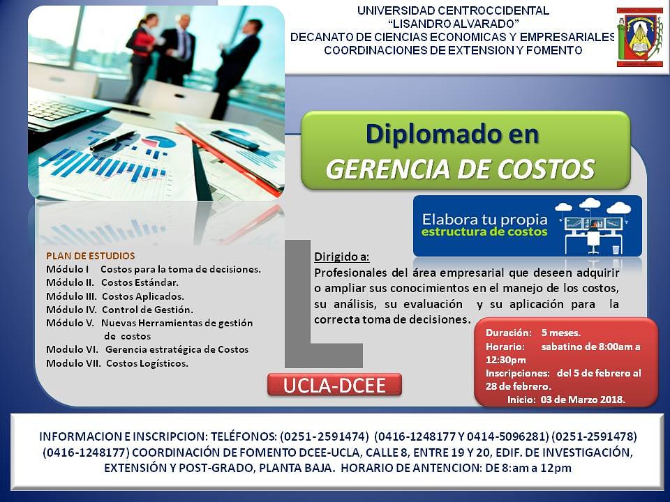 diplomadosucla's tweet photo. Buscas fortalecer tus conocimientos en el área de #Costos? Traemos algo para ti... #CuposLimitados #Diplomado #Uclave https://t.co/6QGcysERpI