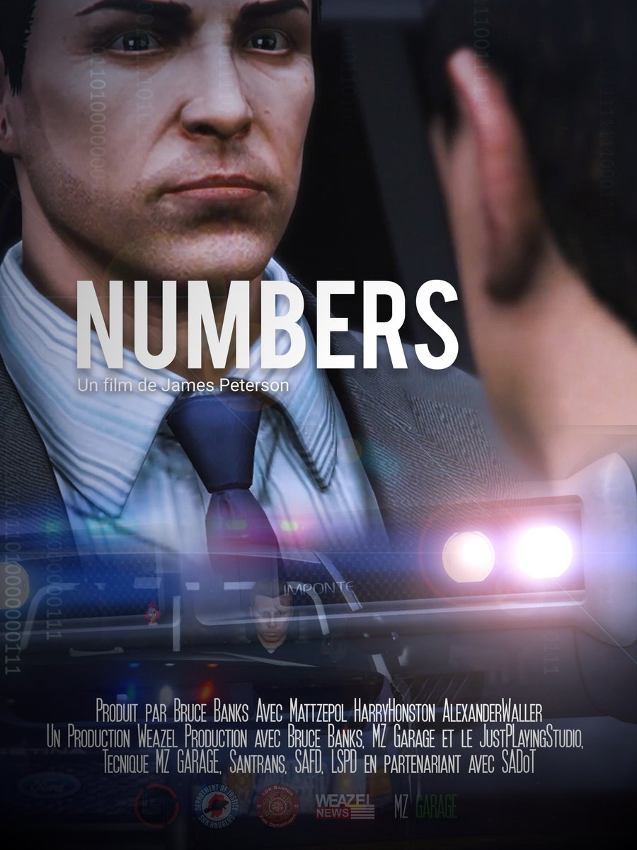 JamesPetersonWZ's tweet photo. #NUMBERS #WeazelProdcution @WZSADoJ ! RDV demain 20H30 ! https://t.co/I8A24WcVai