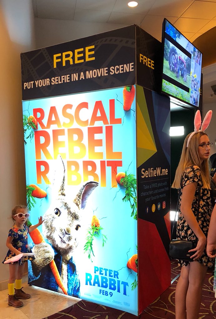 selfiewme's tweet photo. Exited to be working with @SonyPictures to promote #PeterRabbitMovie for the Worldwide premiere! Check out the @selfiewme photo booth @PacificAtGrove https://t.co/YsXxYNmjAE