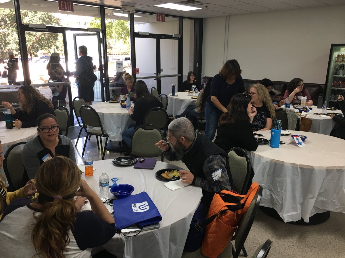 JoAnnFoxEDU's tweet photo. What a fantastic day of learning and professional development in @EUSD! #edtech2u is created by teachers, for teachers and we had 104 attendees, 18 presenters, and all on our day off. EUSD has incredible teachers! #chooseEUSD @krystlemmiller https://t.co/GAmweSNqeb