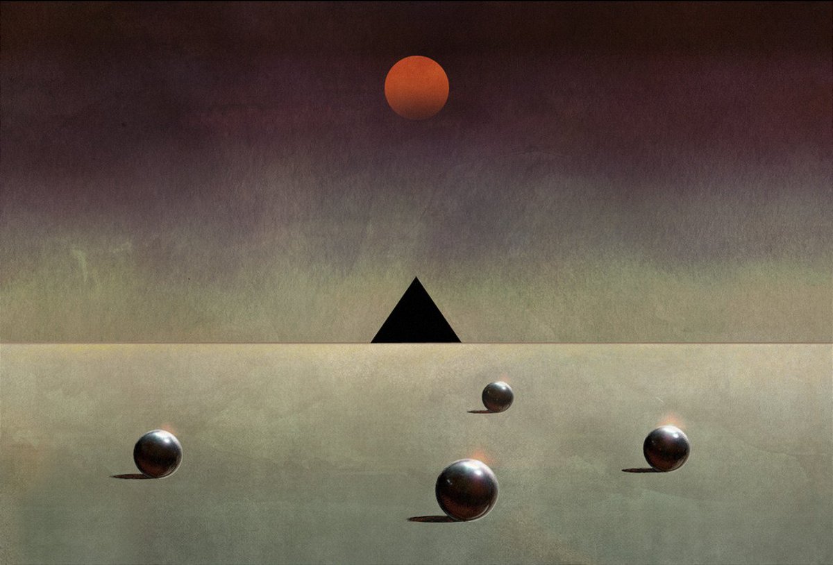 pascalblanche's tweet photo. #INSPIRATION: The wonderfully minimalist alien landscapes of Dan McPharlin. https://t.co/QqnSVucHx1