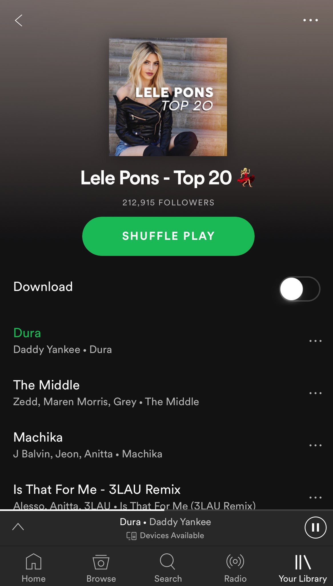 HAPPY BIRTHDAY Listen to DURA on my playlist !!!  