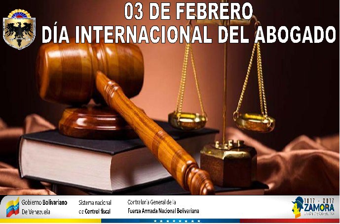 CONGEFANB's tweet photo. 03 de febrero Día Internacional del Abogado. Profesional que con las leyes defienden a los ciudadanos para hacer un mundo más justo. Asesoran y dan consejos en materias jurídicas, cada país posee su propia fecha y se ha designado este día para celebrarlo a nivel internacional. https://t.co/rZrhji8aUV