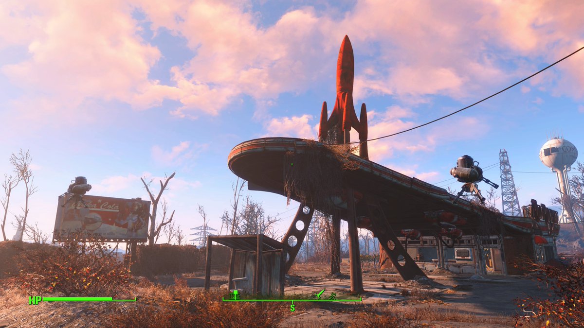 u96vllc's tweet photo. #Fallout4 空中に浮かぶ #ミノフスキー 装置(浮遊装置)装備ターレットw ちゃんと作動します。 #PS4share https://t.co/fTCVXZE0jh