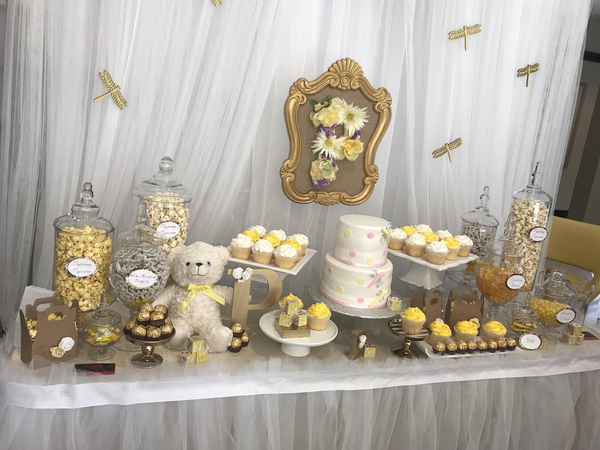 A little work today, for a client’s baby shower. A #SweetsBar themed Baby Wishes &amp; Dragonfly Kisses created by #BMemorableEvents ! Congratulations @iamsheenawilder!! 😘#BMemorableEvents
#EventPlanner #AtlEvents #BabyShower  #AtlantaEvents