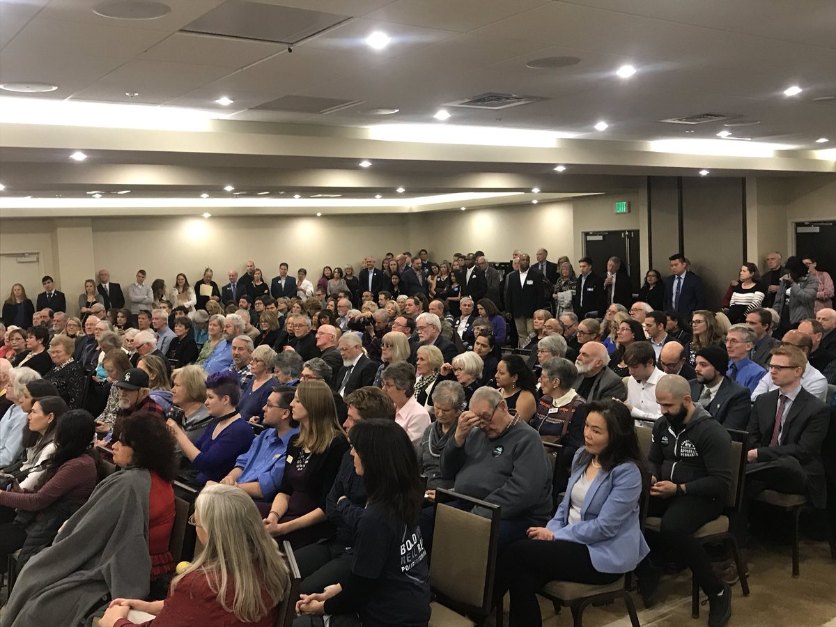 KerryDonovanCO's tweet image. Hmmm... are Democrats Fired Up and Ready to Go? Standing room only at candidate forum hosted by @coloradodems. So, yes, bring on November. #COpolitics