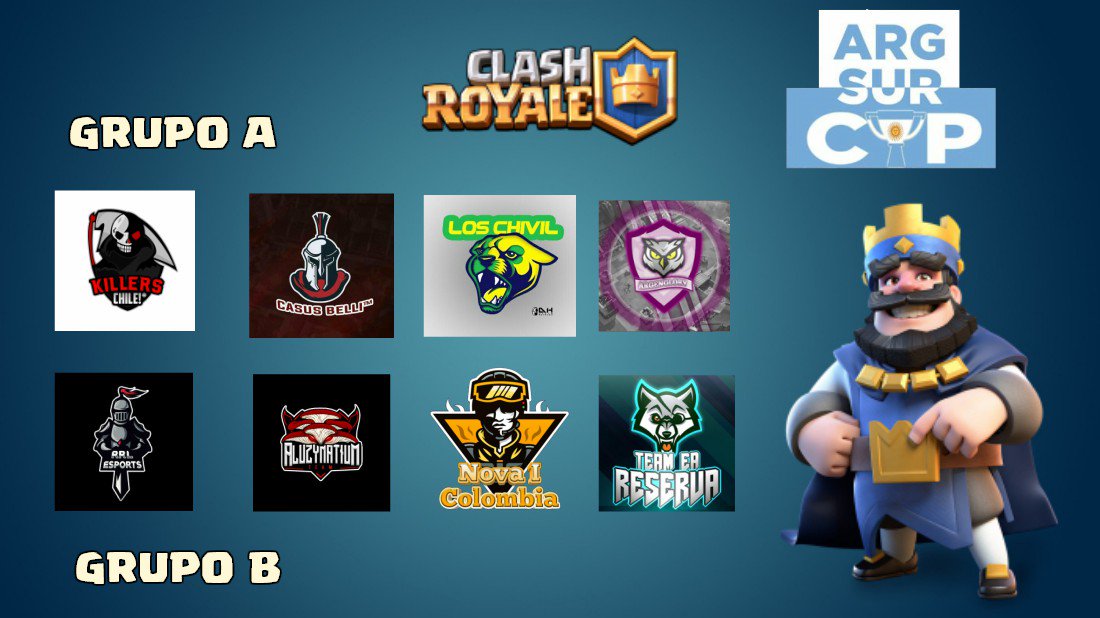 GRUPO A 💣 <a href="/ArgengloryCR/">Team argenglory CR</a> ,<a href="/KillersChile/">TeamKillersChile!*</a> ,@LoschivilCR ,<a href="/CasusBelli2018/">Casus Belli</a>

GRUPO B 💣
@ArgentinaEmpir2 ,@NovaColombiaa ,<a href="/RRL_eSports/">RRL eSports</a> , @AluzyTeam_CR