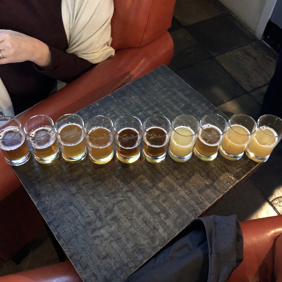 #WaHopMob Roadshow of #TripleIPA beers from @backwoodsbrewco @balebreaker @GeorgetownBeer @MatchlessBrew @postdocbrewing @Reubensbrews @stoupbrewing @3MagBrewing @urbanfambrewing @WetCoastBrewing at @ThirstyHop in Kirkland. #IPAHeaven #3IPA #IIIPA #WashingtonBeer #NoToBigBeer