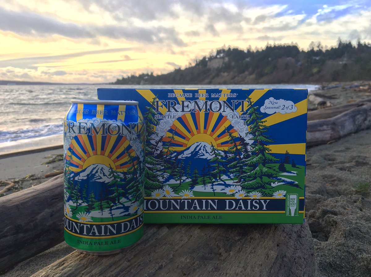 fremontbrewing's tweet image. A little Mountain Daisy IPA on this fine Saturday...don’t mind if we do. Cheers, everyone!
#mountaindaisy #ipa #springseasonal #2of3 #alternateuniverseofbeerseasons #fremontCANpaign #fremontbrewing