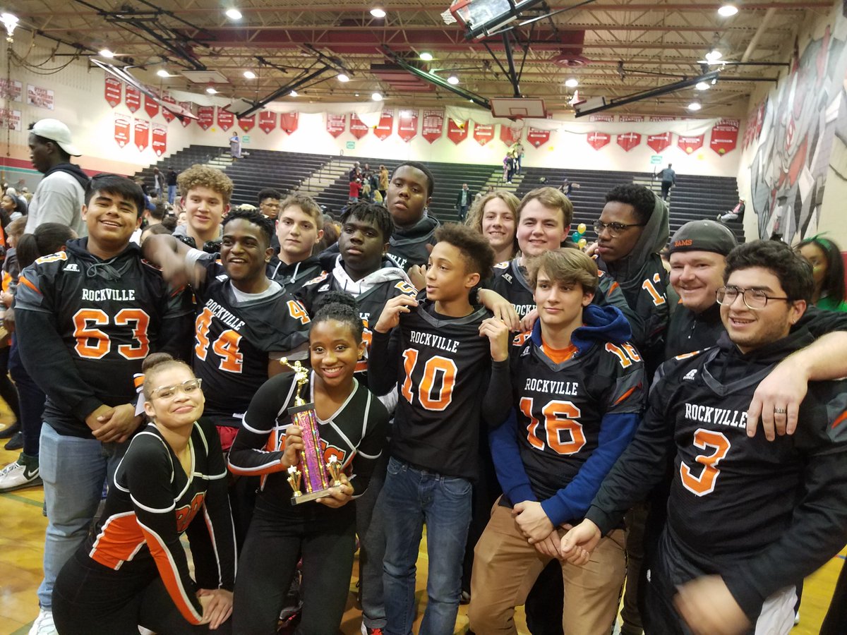 Way to go RAMS for winning the spirit award! <a href="/RockvillePoms/">RHS POMS</a> <a href="/CoachLomax97/">Coach Lomax</a>