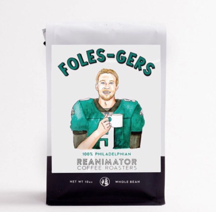 Who said Philly doesn’t have great coffee? #Philly, get your <a href="/ReAnimatorPhila/">ReAnimator Coffee</a> while you still can, all proceeds go to <a href="/fundPHLschools/">The Fund for the SDP</a>! 
#Superbowl #Eagles #Questlovesfood