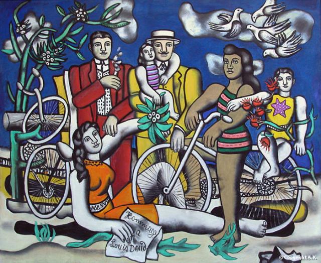 2/4は フェルナン・レジェの誕生日です。非常に好きな画家です。独特で