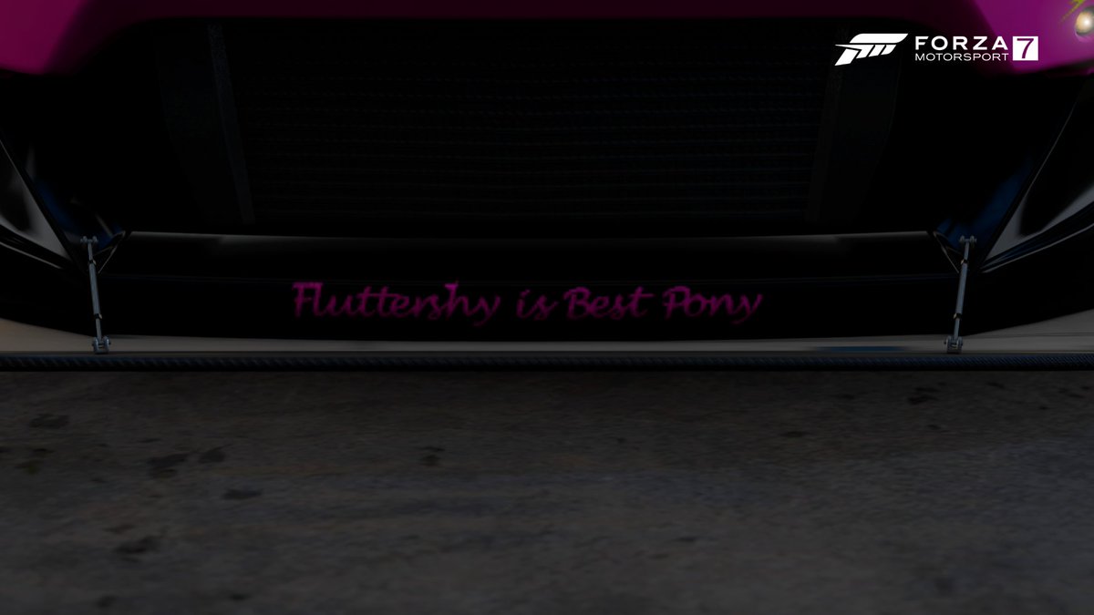 n3ro_182's tweet photo. #bronies Here's Fluttershy's BRZ, A.K.A. GT86, A.K.A. FR-S, with the Rocket Bunny Body Kit. Not really a fan of Rocket Bunny or Liberty Walk kits myself, but the word "bunny"suits it well since she has a pet bunny. #FlutterFebruary #Forza7 https://t.co/iEMz8QMlDM