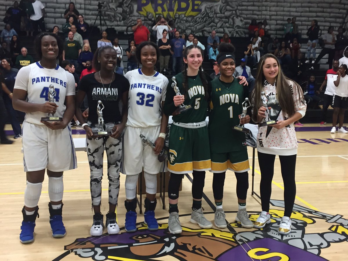 DuseReport's tweet photo. .@BCAA_Sports Big 8 All-Tournament Team

-@1k_raee (Dillard)
-@SlimLeah5 (@blanche_ely)
-Ayana Emmanuel (@DillardhighB)
-@eringuti - MVP - (Nova)
-Gabrielle Gonzalez (@GBBNova)
-@BELLALACHANCE0 (Aquinas) https://t.co/okCcR1kQah
