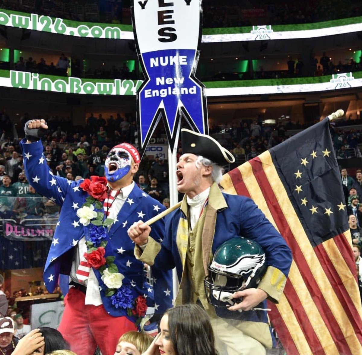MoeTrainEats's tweet photo. I worked a whole shift at work with guyliner on...  I couldn’t get it all off from yesterday at @WIPWingBowl!

Who cares, it still was a day of DOMINATION!

#Wingbowl2018 #WingBowl #moetrain https://t.co/mWElhETpr8
