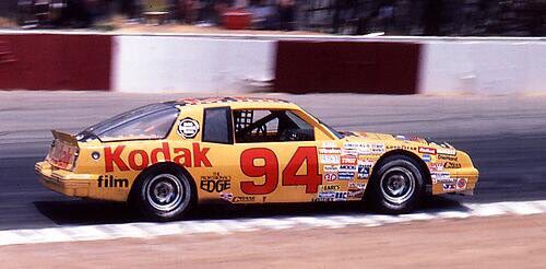 Trevor Boys races around Riverside during the 1986 Winston Cup season.