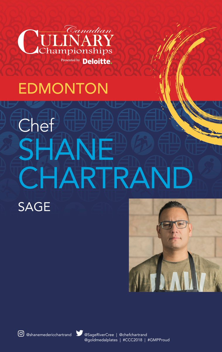 GKitchenParty's tweet image. .@chefchartrand’s “Effects of Red” ft. red stained pheasant breast + pork compression + more.🍷:@tantaluswine [GRAND FINALE]. #CCC2018