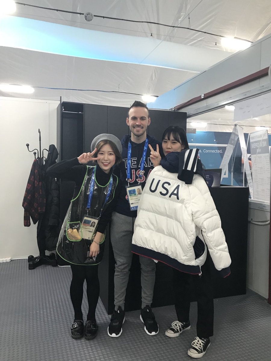 WhitmoreUSA's tweet photo. Haircut at the village salon! #PyeongChang2018 https://t.co/85UHrXH3jN