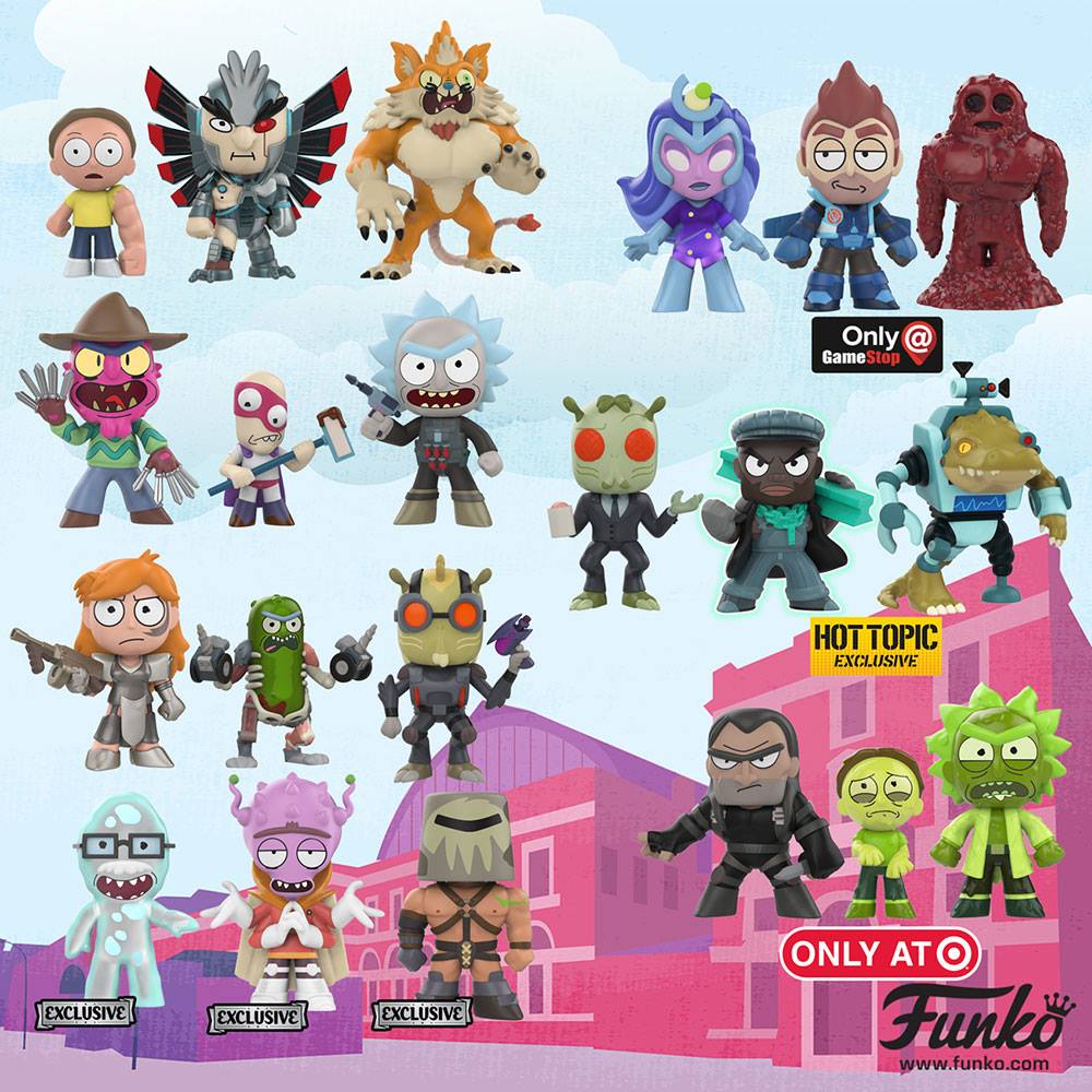 mini funko pop rick and morty
