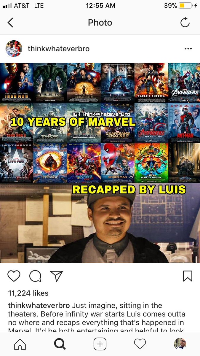 LegoLogu's tweet photo. @realmichaelpena please let this be real. #MCU #InfinityWar https://t.co/mOl75H7GM1