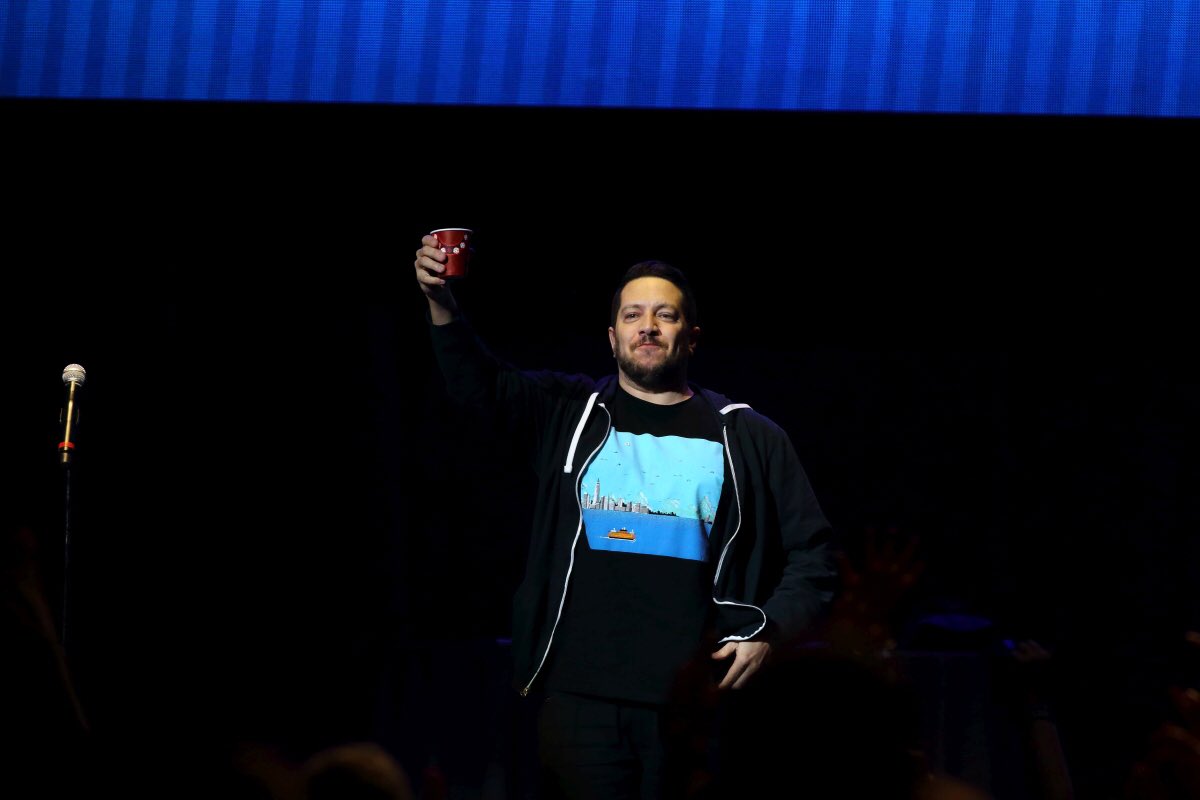NationwideArena's tweet photo. Thank you @truTVjokers for a Saturday night to remember! 💙 https://t.co/TC9XTU5k47