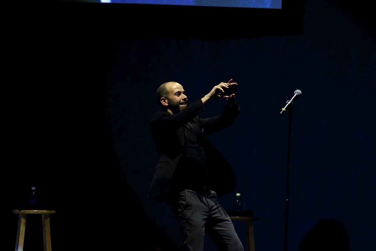 NationwideArena's tweet photo. Thank you @truTVjokers for a Saturday night to remember! 💙 https://t.co/TC9XTU5k47