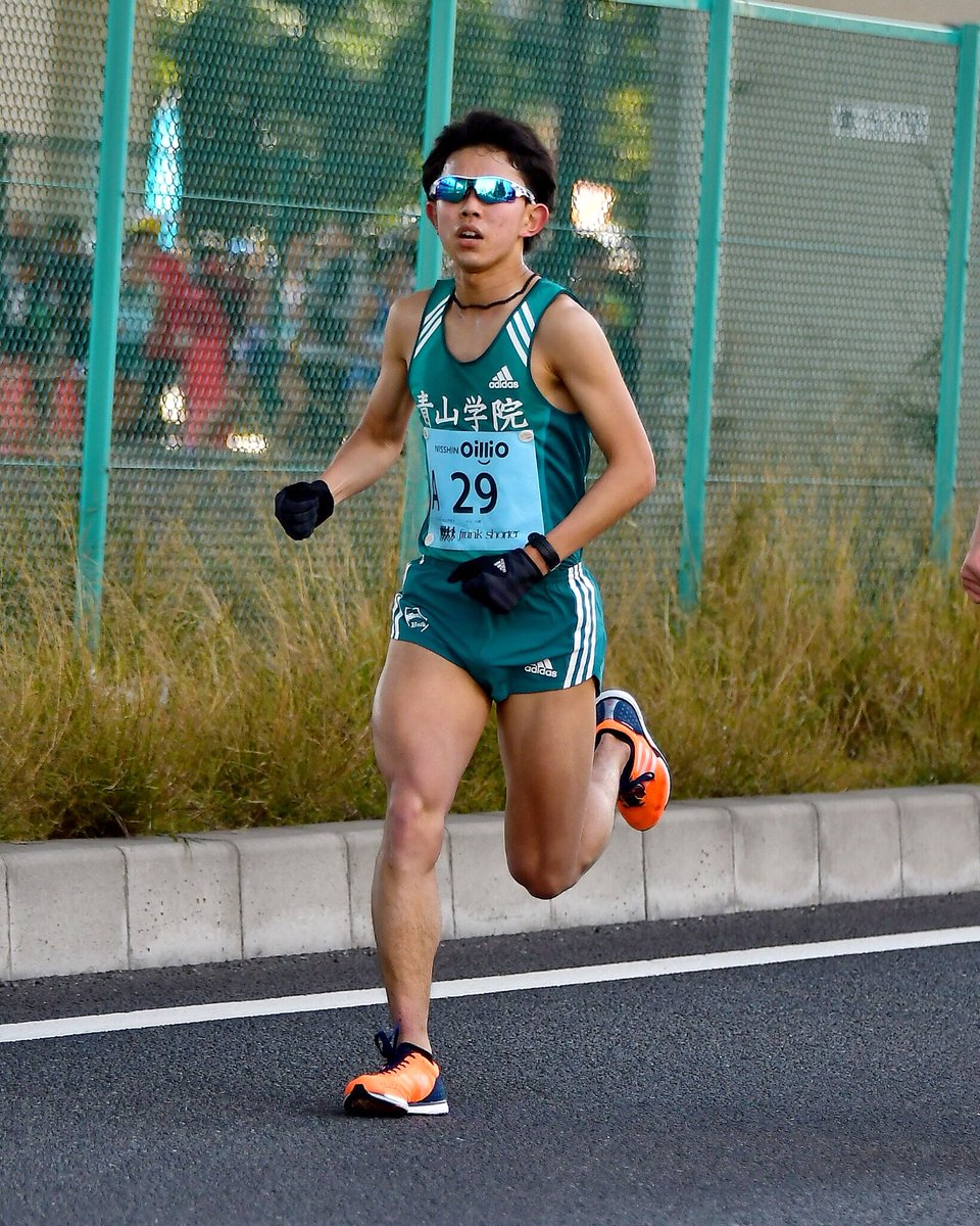 まりっぺ Pa Twitter 神奈川マラソン ハーフ 中山大樹 選手 青学 谷野航平 選手 青学