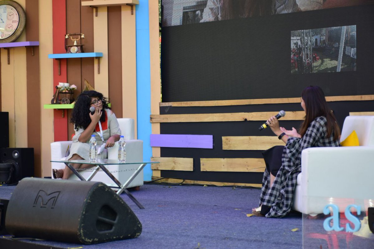 timeslitfestblr's tweet photo. Jane Austen has always struck a chord with her readers. Taking inspiration from her, Laleen Shukera, Mishayl Naek via Skype and @mehartweets talk about writing for the 'growing up' age at the session 'Border Crossing'.
#ACTTimesLitFest #TimesLitFestBLR https://t.co/nN9HB6SZgv
